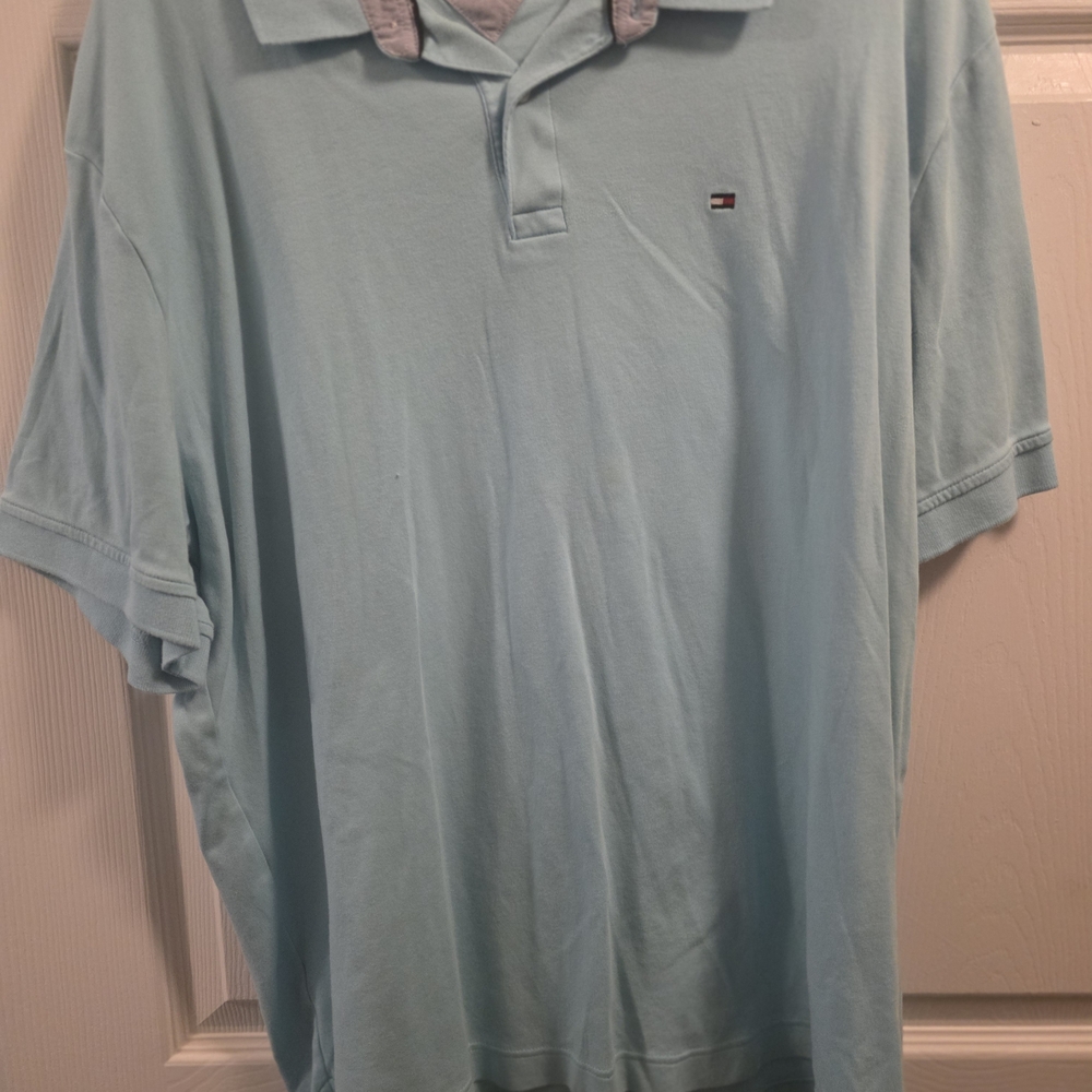 Tommy Hilfiger Sky Blue Men's Polo Shirt